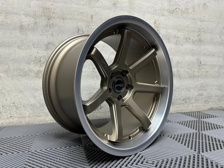 18" Inch Strom DS15 Drift Wheels 5x114.3 Nissan silvia skyline RX7 MX5 R32 R33 lexus IS200