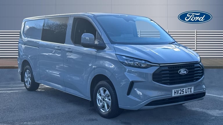 2025 Ford Transit Custom 320 L2 Diesel Fwd 2.0 EcoBlue 136ps H1 Double Cab Van Limited Crew Bus D...