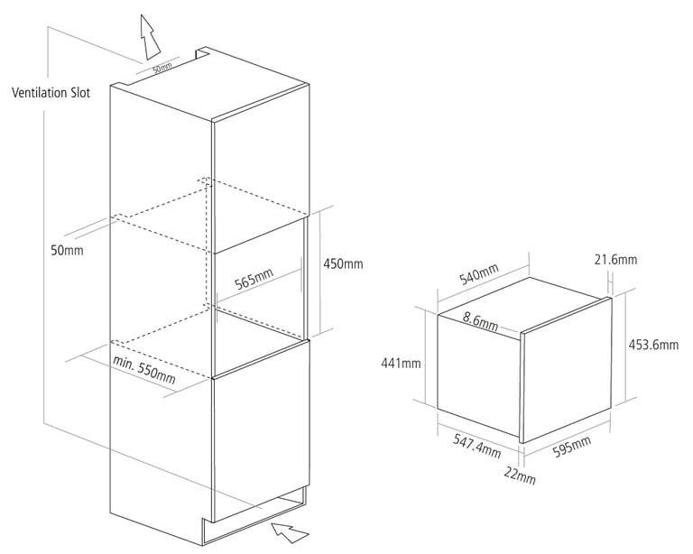 Microwave - Built In Combination Caple (ex-display) rrp £1,250