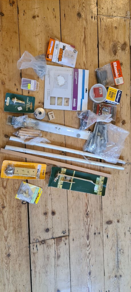 Bag full of DIY materials