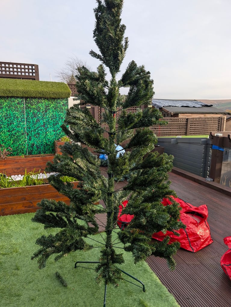 7ft Christmas Tree with tree skirt. 