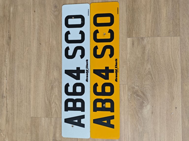 image for PRIVATE REGISTRATION NUMBER PLATE FOR SALE 