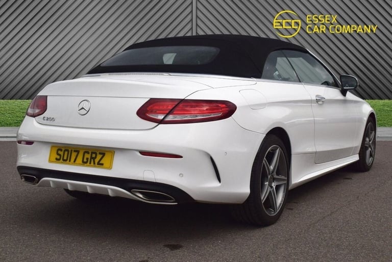 2017 Mercedes-Benz C Class 2.0 C200 AMG Line Cabriolet 2dr Petrol G-Tronic+ Euro 6 (s/s) (184 ps)...
