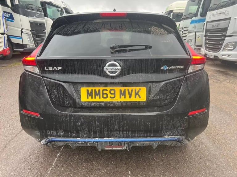 2020 NISSAN LEAF TEKNA ELECTRIC AUTO DAMAGED SALVAGE