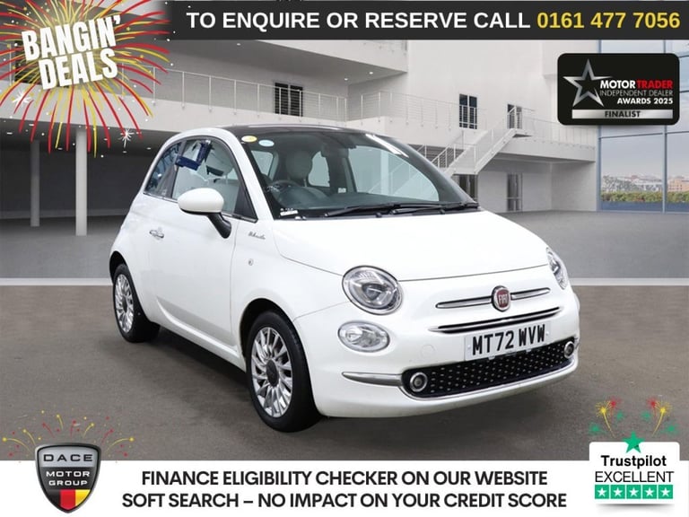 image for 2022 Fiat 500 1.0 MHEV Dolcevita Hatchback 3dr Petrol Manual Euro 6 (s/s) (70 bhp) Hatchback Petr...