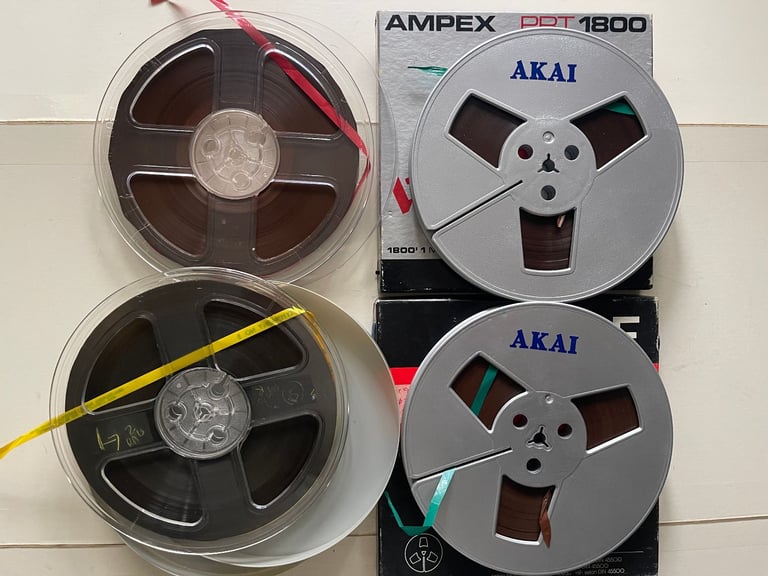 image for Reel to reel audio tape  7 '' tape  X 4 tape 