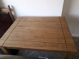 Wooden table and 5 chairs