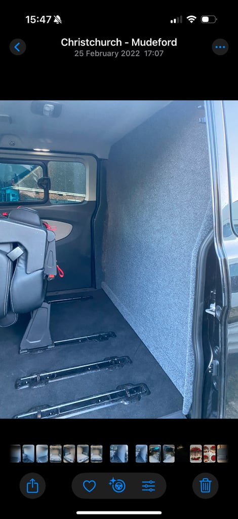 Ford transit custom tourneo  LWB carpeted ply lining kit