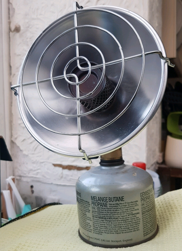Portable gas heater, Campervan, Kampa, Sunn Gas, Campingaz, Coleman