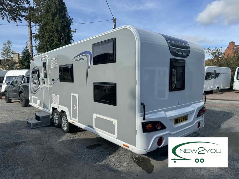 2023 Bailey Pegasus Palermo 6 Berth Fixed Bunks Caravan - STOCK NO E206