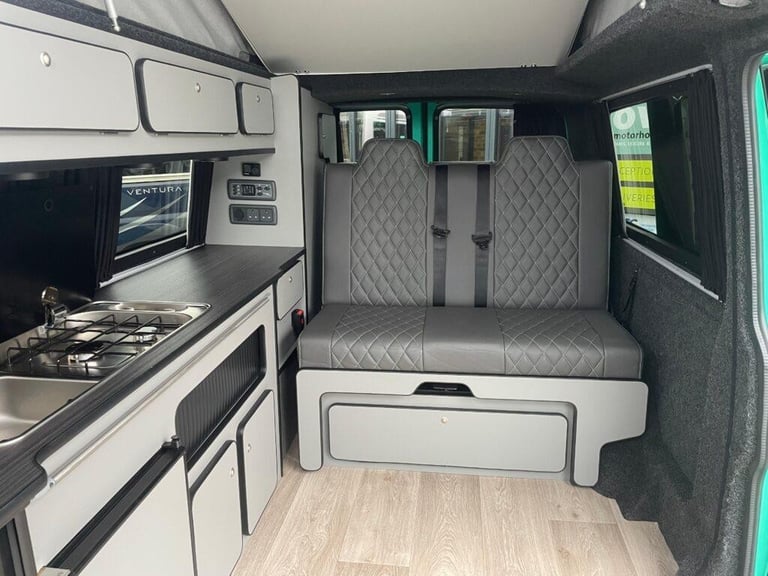 Volkswagen Transporter T28 Camperking 4 berth 5 belt Rock & Roll bed camperv