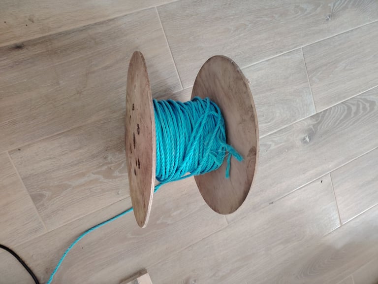 image for Spool Reel of blue polypropylene rope string