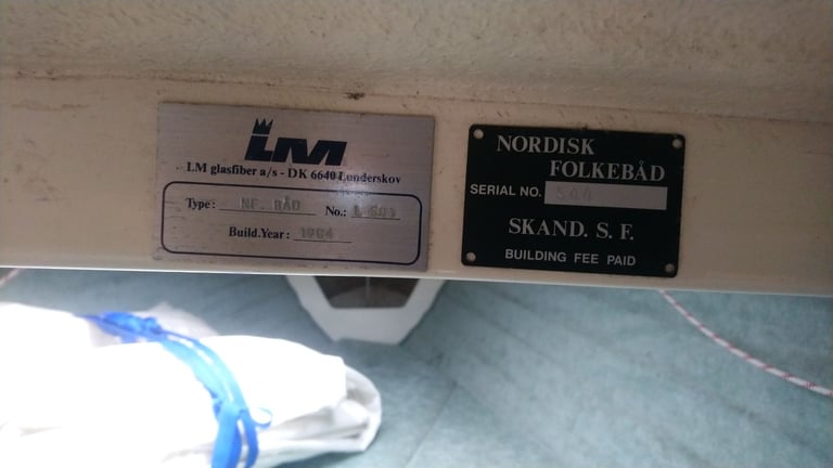 Grp Nordic folkboat for sale. 