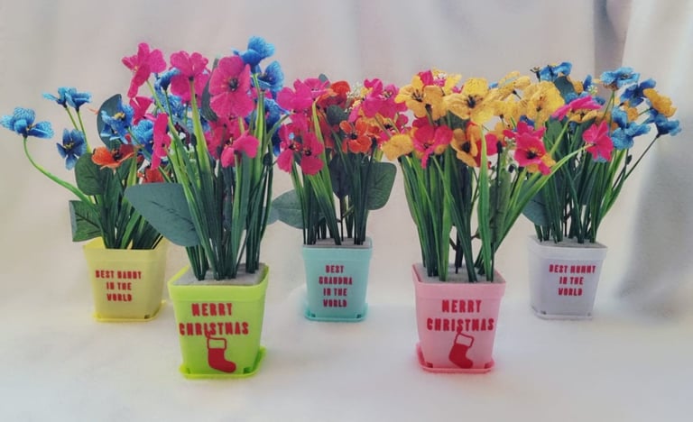 image for Best (title) in the world flower pots