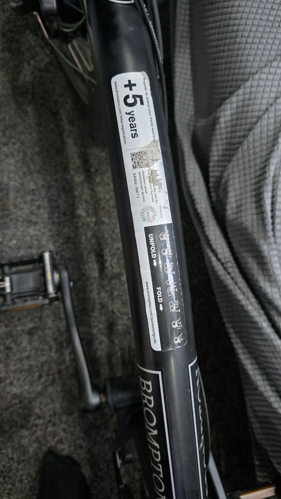 Brompton folding electric bike 