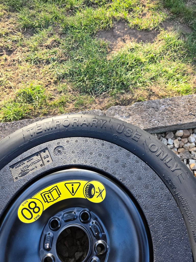 Spare wheel+ jack.