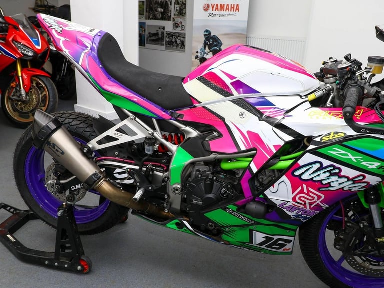 2024 Kawasaki Ninja ZX-4RR Junior Supersport Race Bike. MSS Built. £10,995