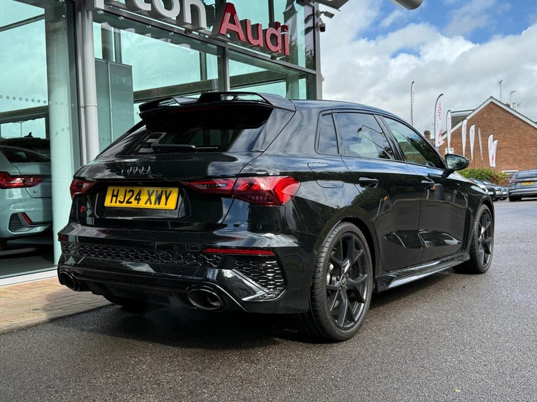  Audi RS3 2.5 TFSI Carbon Black Sportback 5dr Petrol S Tronic quattro Euro 6 (s/s) (4 Petrol Auto...