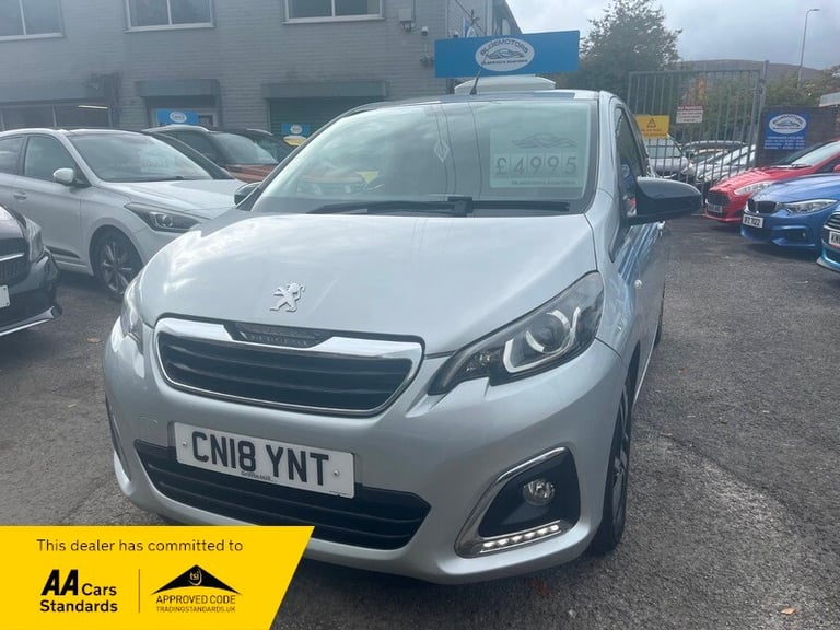 2018 Peugeot 108 1.2 PureTech Collection 5dr HATCHBACK PETROL Manual