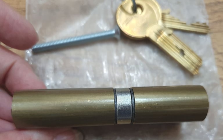 Unbranded Euro Cylinder Double Door Lock 6 pin 35/45 80mm + 3 keys