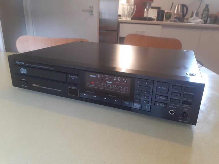 image for Denon dcd-1500, classic audiophile cd player twin Burr Brown dacs, excellent