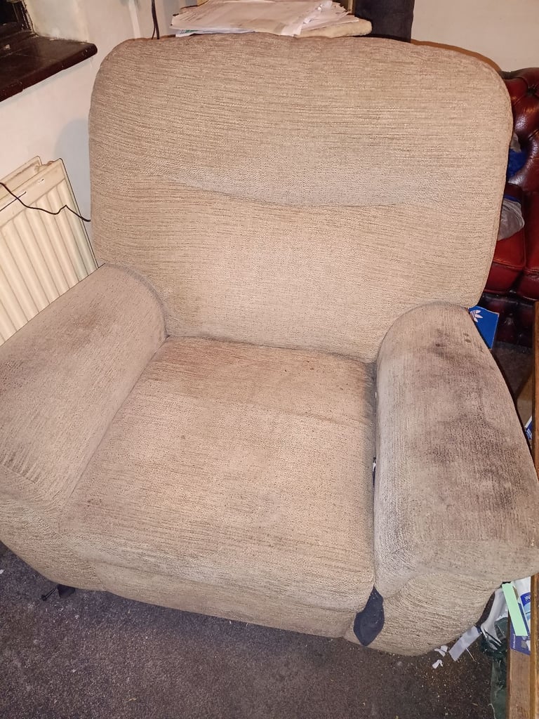 Reclining Armchair Fully Working also raises to nearly standing