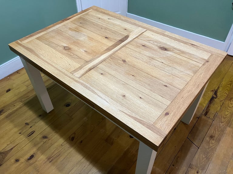 Dining Table - Solid Oak, Extendable, from Furniture Village