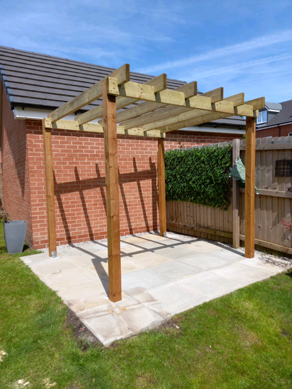 3M X 3M PERGOLA ASSEMBLED FREE DELIVERY ST HELENS 