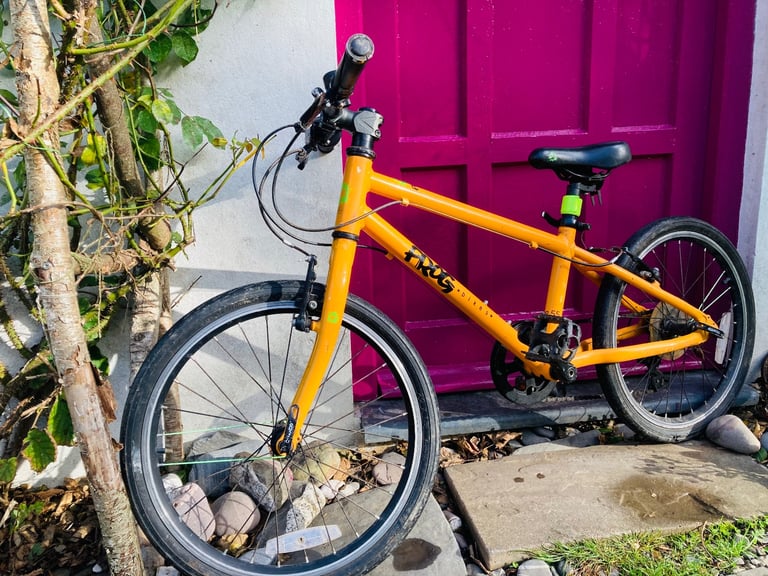 Frog 55 kids bike. 20” wheels. Orange. Ages 5-8