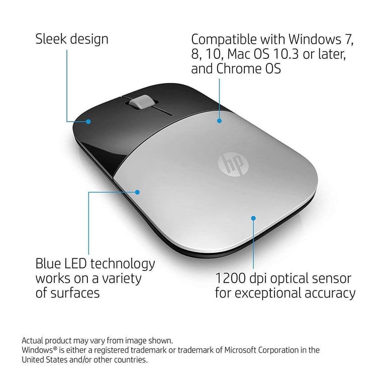 HP Z3700 Optical Wireless Mouse - Brand New Sealed