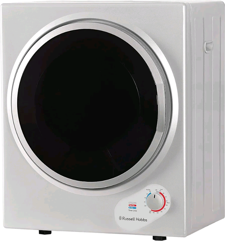 image for Russell Hobbs RH3VTD800S Silver 2.5kg Compact Mini Vented Tumble Dryer