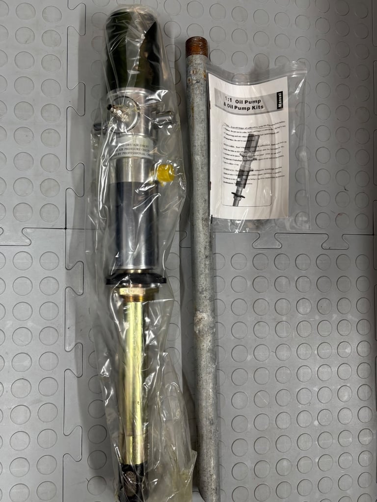 Garage equipment Rotary oil pump air oil transfer pump 45 gallon drum