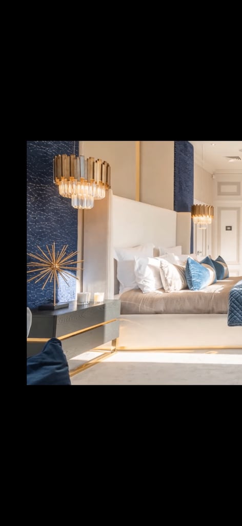 image for Custom made huge headboard in 6 sections  Each section measures 2 x 93cm x 303cm