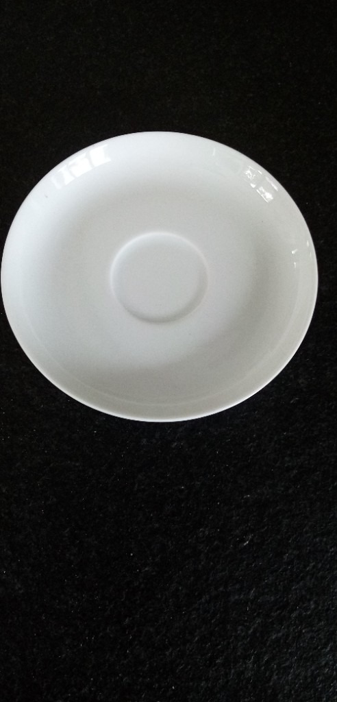 6 brand new Rosenthal White Gold Coffee Cups and Saucers.