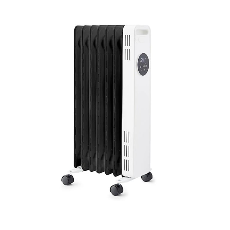 image for Black + Decker Digital Oil Filled Radiator 1.5KW, 3 Heat Settings With Remote