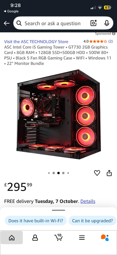 image for Gaming PC brand new perfect condition 