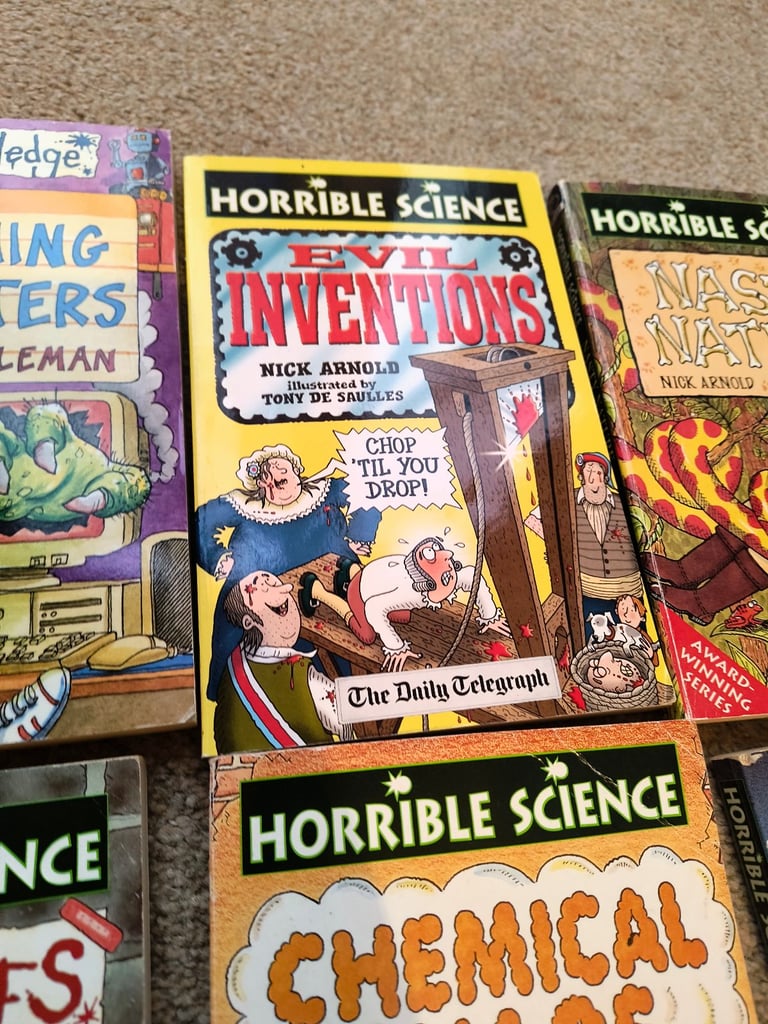 Horrible science, Horrible Geography and Histories , The Knowledge and Murderous Maths