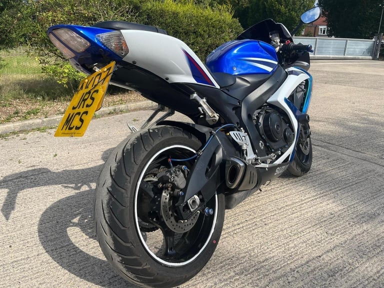 2007 07 SUZUKI GSXR 750 K7 GSXR750 BLUE SPORTS SUPERSPORT