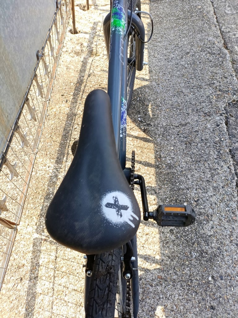 X-RATED SPEKTOR(GREY/BLACK)20 INCH WHEEL BMX BIKE,GIRO EQUIPED,ALLOY BRAKES