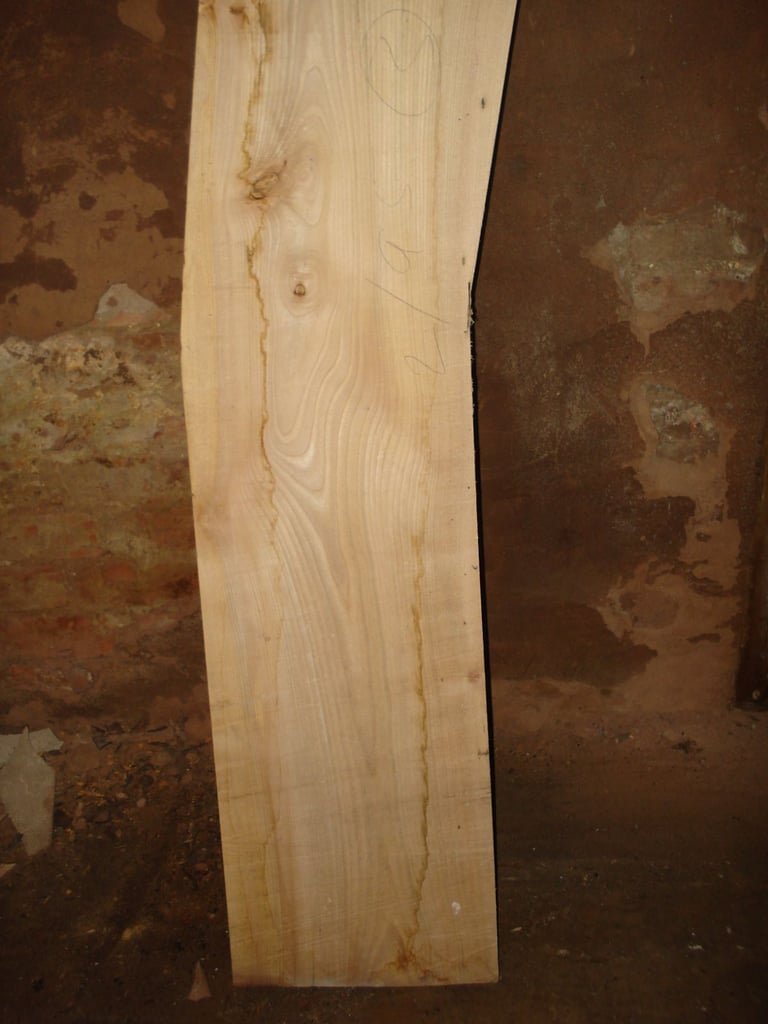 HUGE SOLID ELM LINTEL BEAM FOR FIREPLACE DOORWAY 84 IN X 13.5 IN X 5 IN BEAM II