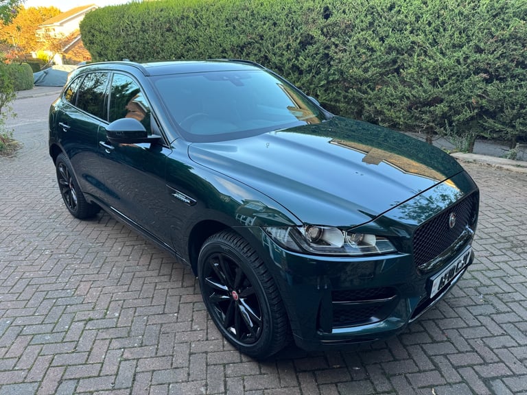 A rare British Racing Green 2018 Jaguar F-Pace D240 R-Sport with 12 months' MOT