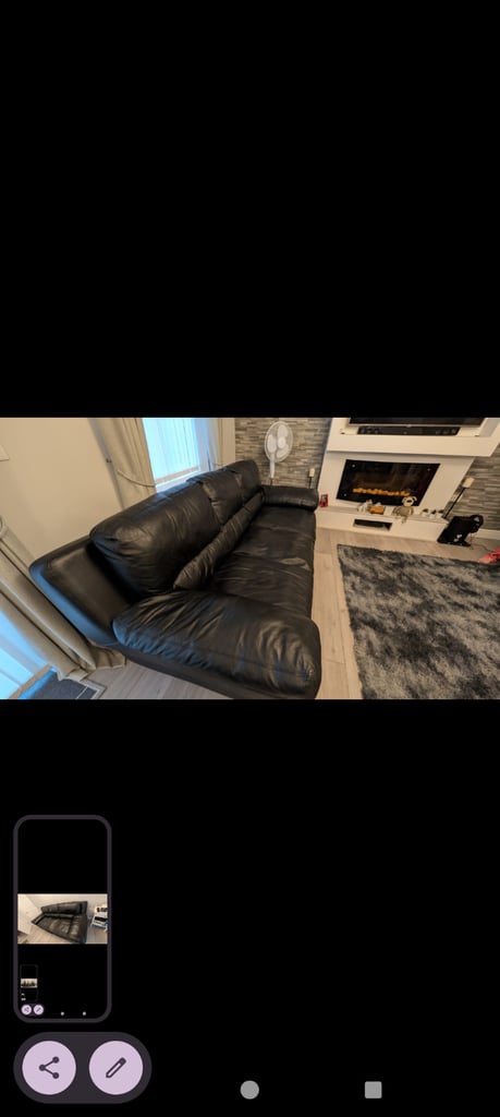3 seater leather sofas