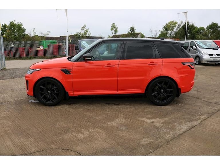 2018 RANGE ROVER SVR SUPER RARE FACTORY ORDER LAVA ORANGE STUNNING CONDITION