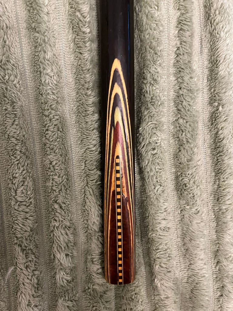 Beautiful John Spencer Hand Signed Vintage Snooker Cue - Rare, Ornate
