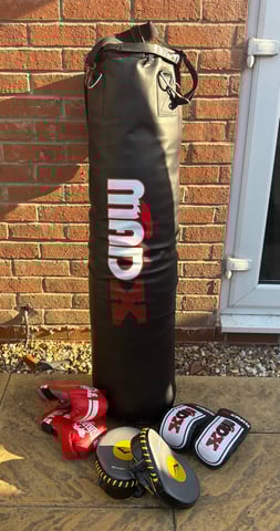Boxing Glove Madx Punch Bag Punch Bag And Gloves In Warrington