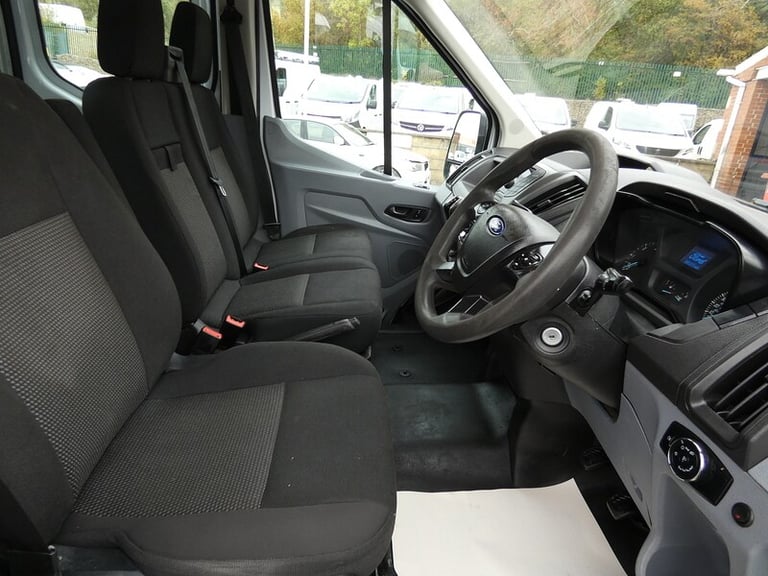 2017 17 FORD TRANSIT DOUBLE CAB TIPPER 81K 7 SEATER LOOK