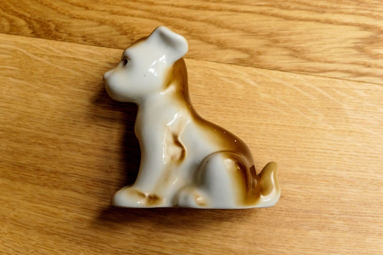 1970s Soviet Porcelain Puppy | Polonsky Factory