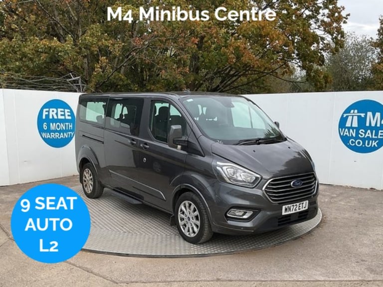 2022 Ford Tourneo Custom 320 EcoBlue Titanium Euro 6 Minibus Diesel Automatic