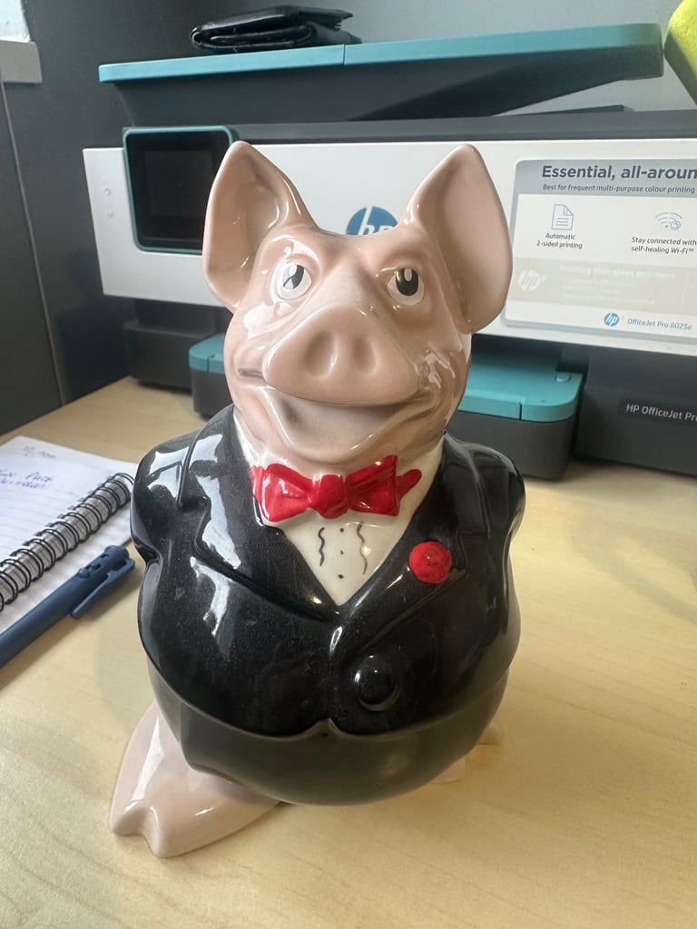 Set Of 5 NatWest Wade Collectable Moneybox Pigs