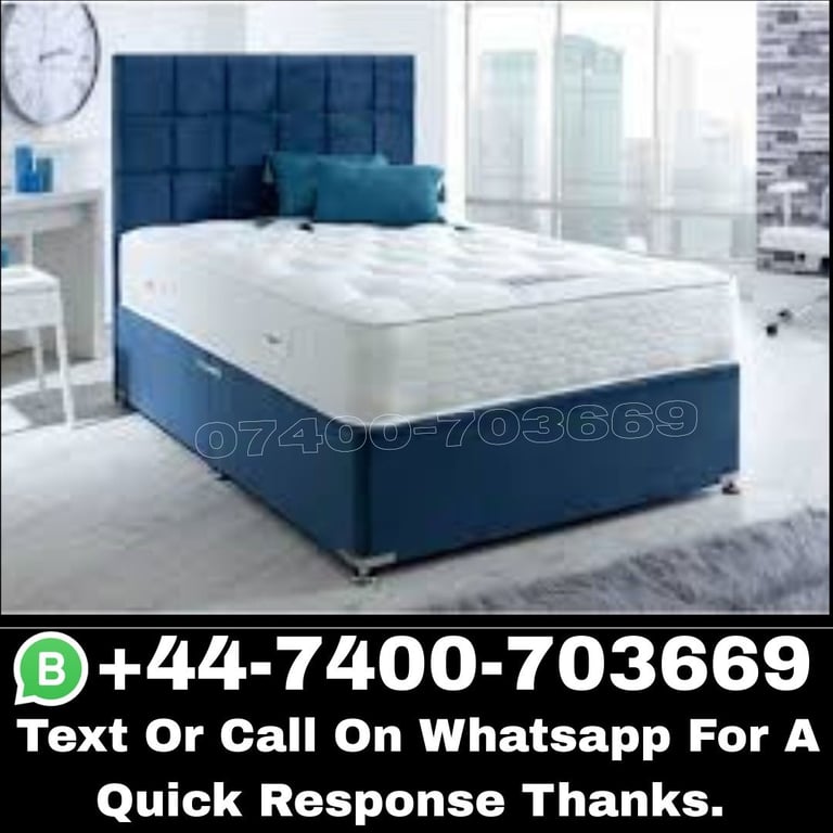 image for Divan Beds With Comfy Mattress Available On Sale 